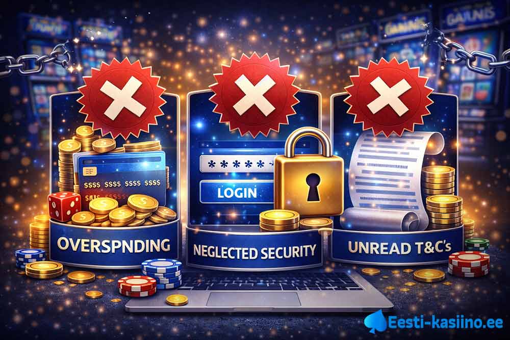 Netikasiinodes tehtavad vead